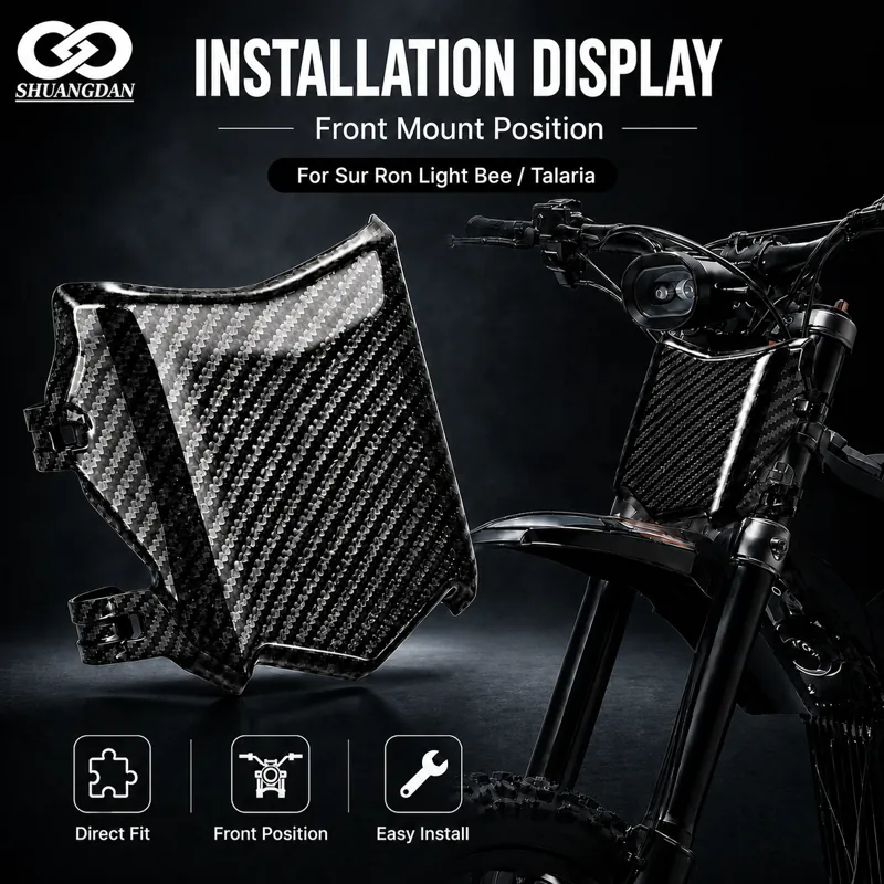 Real Carbon-Fibre Front Number Board