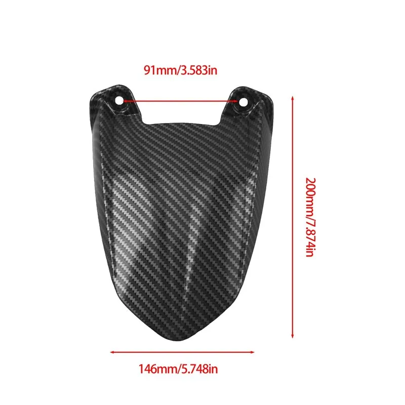 Carbon-Pattern Rear Mudguard