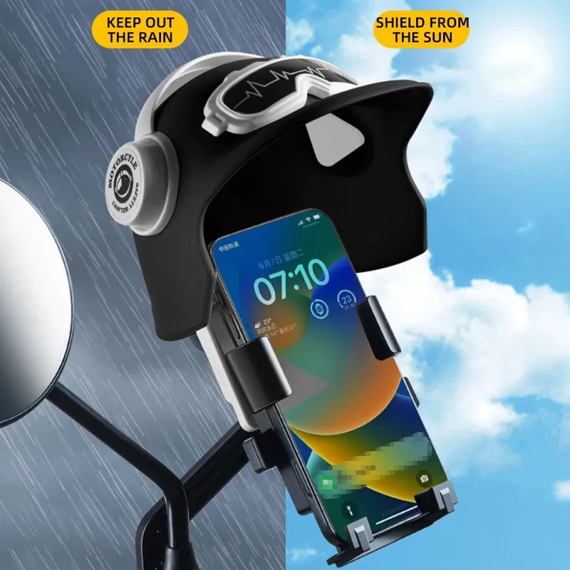 360° Rotating Phone Mount (bar or mirror)