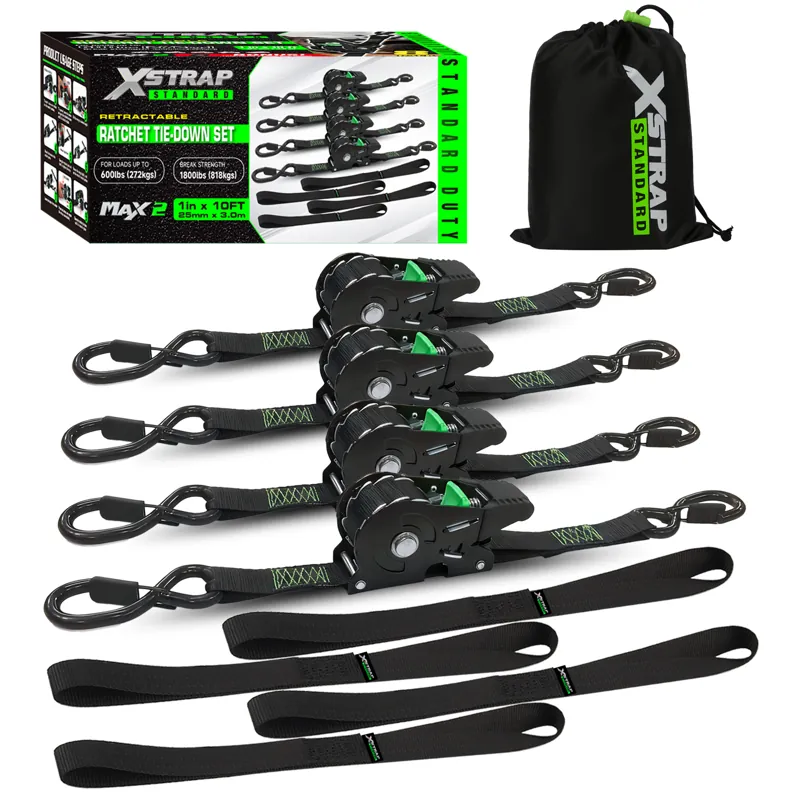 Auto-Retracting Tie-Down Set