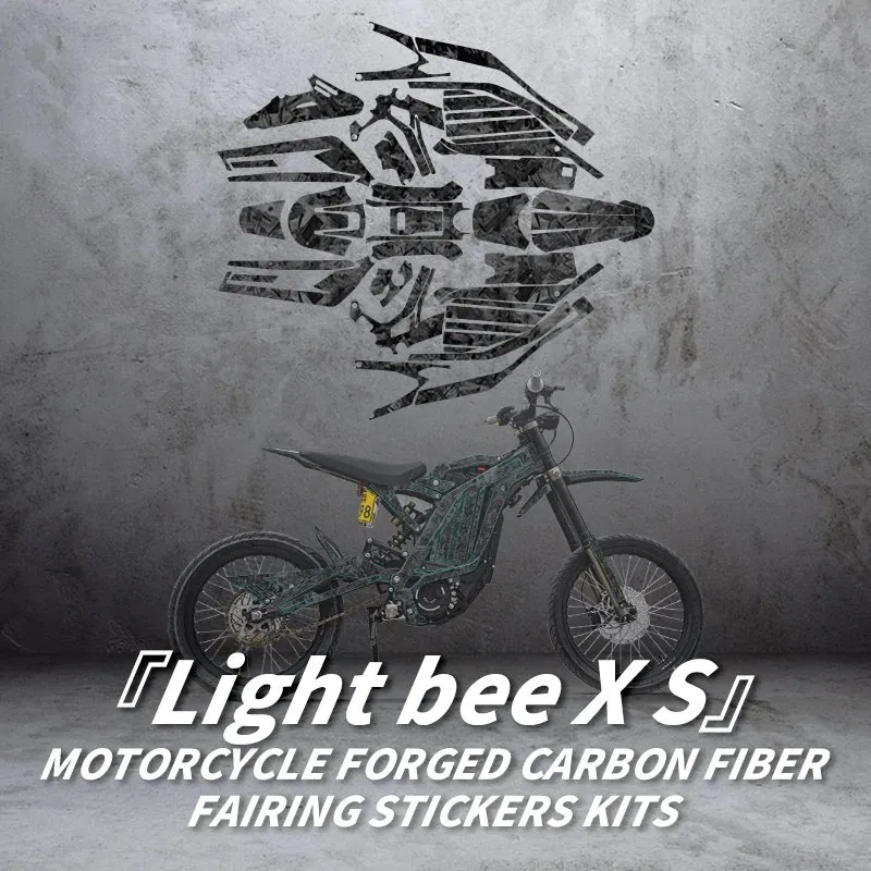 Forged-Carbon Look Protective Sticker Kit