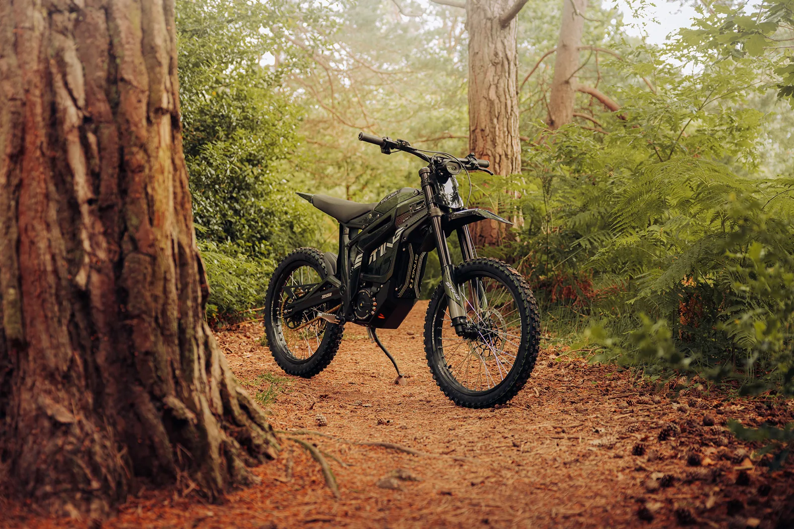 Talaria Sting R MX4 in Black with Green Stickers